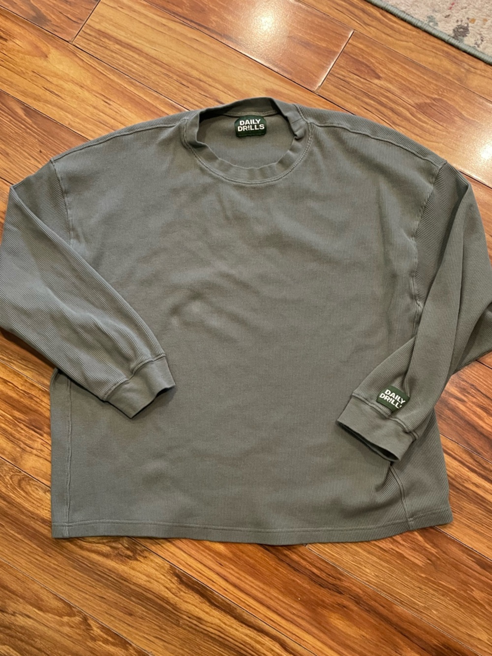 Daily Drills Oversized Thermal in Sage